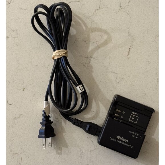 Nikon MH-23 + OEM Quick Charger For EN-EL9 Battery D40x D60 D40 D5000 Authentic - Picture 3 of 8